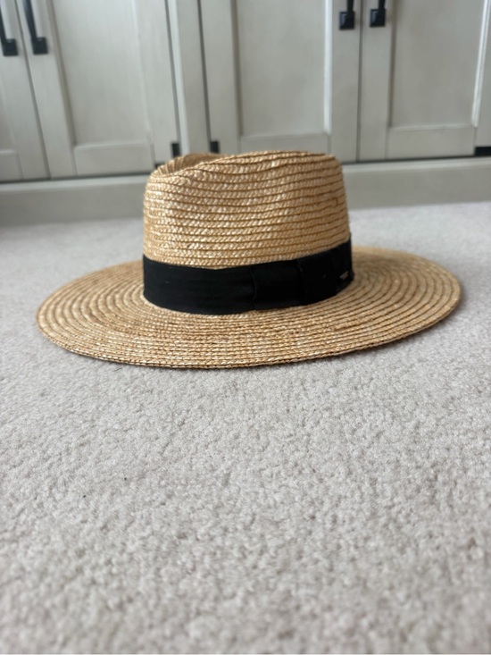 Brixton Accessories - Brixton Natural Straw Sun Hat with Black Band